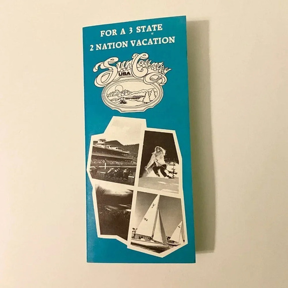 Vintage Sun Country USA New Mecixo Travel Vacation Brochure Pamphlet - Picture 11 of 12